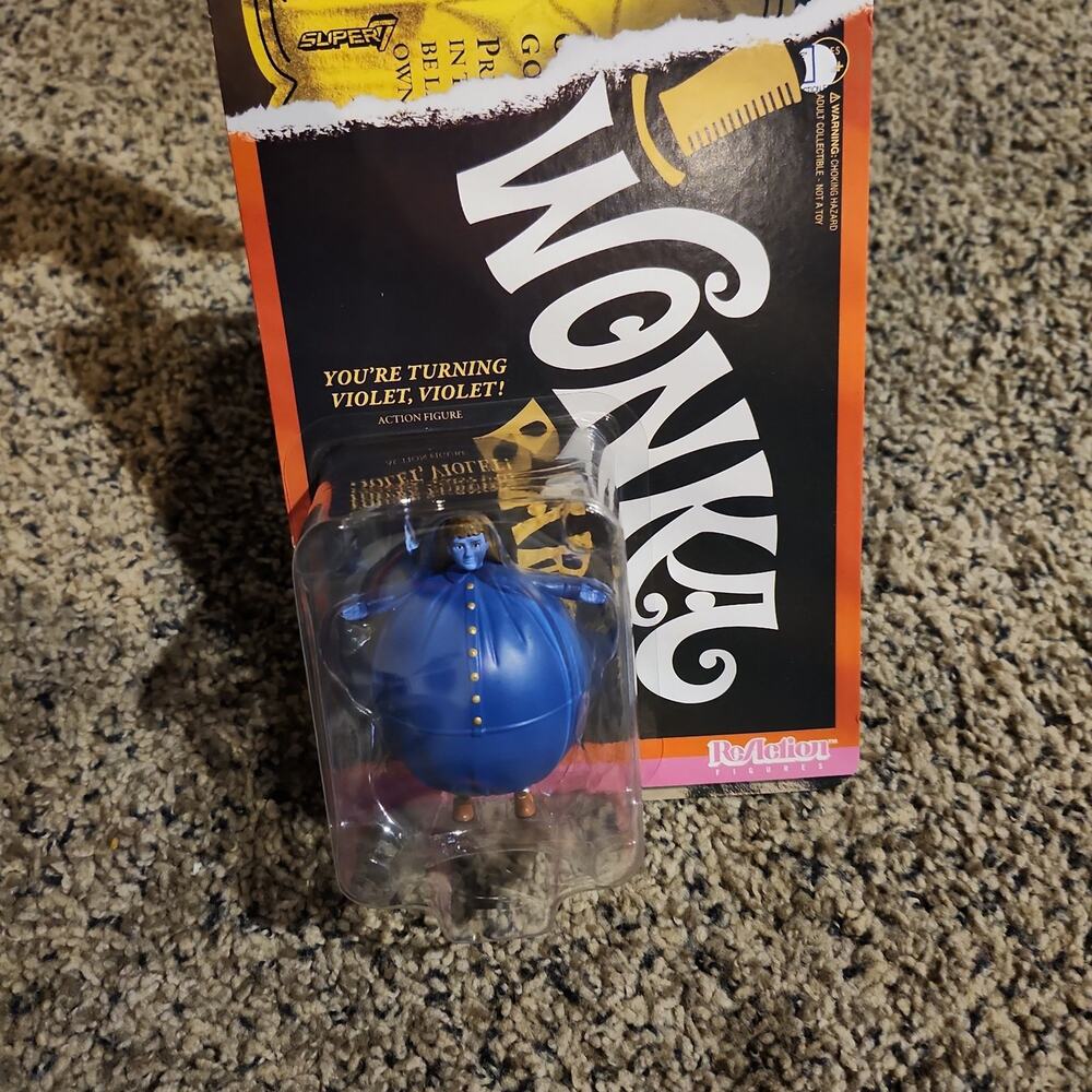 Willy Wonka violet Figure